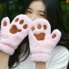 Neko Paw Winter Gloves word1