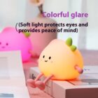 Small Peach Night Lamp - Kawaii Home word1