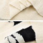 Loose Embroidered Sweater - Stretched Cat word1