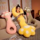 Cute Super Soft Cat Paw Sleeping Pillow word3