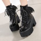 High Heels Leather Boots - Gothic Collection word2