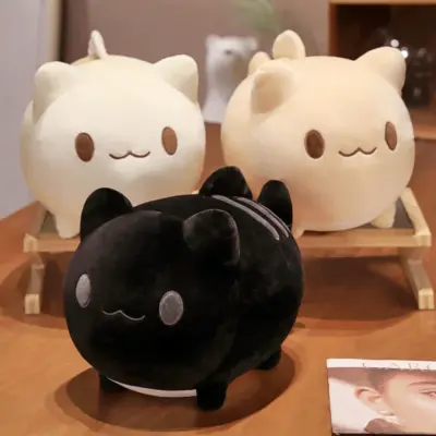 Round Neko Plushies