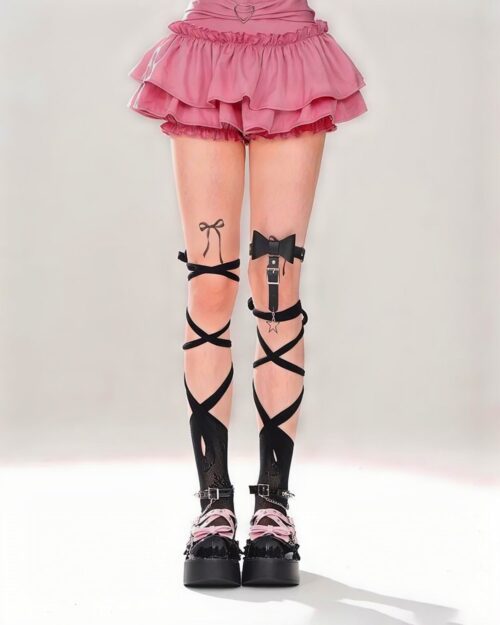 Kawaii Lolita Mini Skirts - Harajuku Aesthetic