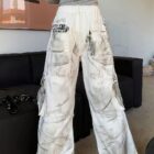 Washed out Artsy Pants - Y2K Aesthetic word2