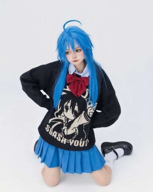 Black Lucky Star Pullover Sweater - Animecore Aesthetic