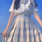 JK Plaid Skirt - Kawaii Clothes word1