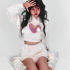 Kawaii Fluffy Pajama Set word1