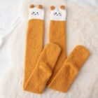 Winter Long Fluffy Socks - Animals Edition word3