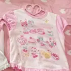 Kawaii Pink Princess T-Shirt - Lolita Aesthetic word3