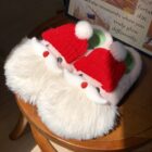 Santa Claus Home Slippers - Kawaii Winter word1