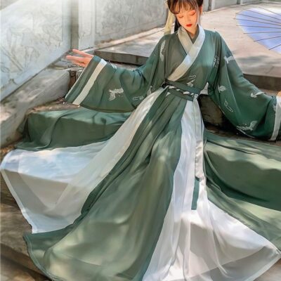 Hanfu Long Dress - Ruqun Jade