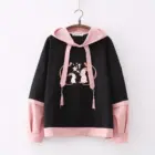 Sakura Bunny Hoodie - Harajuku Aesthetic word1