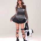 Kawaii Lolita Mini Skirts - Harajuku Aesthetic word3