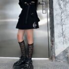 Kakkoi Style Pleated Set - Gothic Aesthetic word2