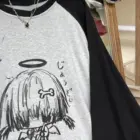 Japanese Style Gray Sweatshirt - Animecore Aesthetic word3