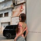 Off-shoulder Korean Top - Coquette Aesthetic word1