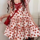 Lolita Apple Dress - Retro Aesthetic word3