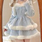 Fluffy Princess Dress - Winter Aesthetic word2