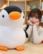 Large Pip and Family penguin plushies toy, soft and cuddly.