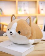 Cute kawaii corgi plushie, soft and cuddly stuffed animal.