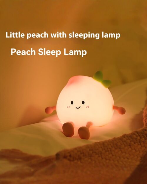 Small Peach Night Lamp - Kawaii Home