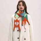 Cute Fox Scarf - Cottage Aesthetic word3