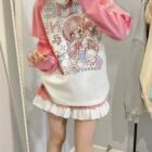 Printed Pink Kawaii T-Shirt - Cutecore Aesthetic word3