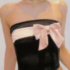 Bow Tube Top - Coquette Aesthetic word1