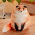 Kawaii Realistic Chonky Plushie - Fox and Raccoon word1