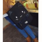 Kawaii Aesthetic Neko Backpack - School Edition word1