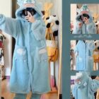 Fluffy Winter Animal Pajamas - Kawaii Clothes word1