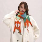 Cute Fox Scarf - Cottage Aesthetic word3