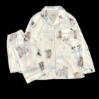 Kitty Silky Pajamas - Kawaii Clothes word1