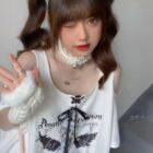 Dark Angel Oversized Tee - Gothic Lolita Aesthetic word2