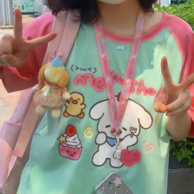 Kawaii Sweet Wishes Tee - Lolita Aesthetic