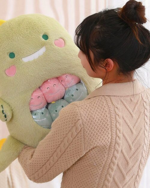 Large Plushie Inception filled with smaller plush toys, a comforting huggable gift.