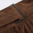 Irregular Brown Skirt - Aesthetic Vintage word1