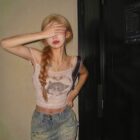 The KItty Top - Y2K Aesthetic word3