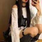 Off Shoulder Star Top - Grunge Aesthetic word3