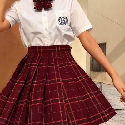 JK Plaid Skirt - Kawaii Clothes