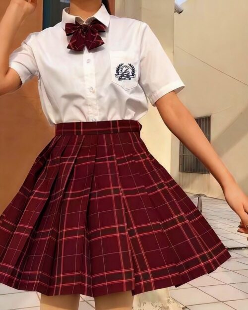 JK Plaid Skirt - Kawaii Clothes