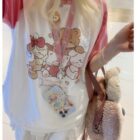 Cute Summer Pink T-Shirt - Harajuku Aesthetic word1