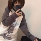 Harajuku Detachable Sleeve T-Shirt - Cutecore word3