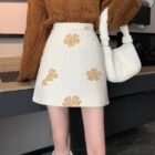 Small High Waist Slimming Hip Skirt - Korean Aesthetic word2