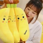 Set of cute yellow banana plushies, a three pack edition.