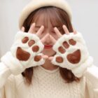 Kawaii Neko Paws Gloves word2