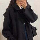 Korean Style Woolen Coat word1