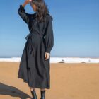 Korean Style Long Dress French - Vintage Aesthetic word1