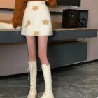 Small High Waist Slimming Hip Skirt - Korean Aesthetic word2