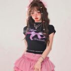 Kawaii Lolita Mini Skirts - Harajuku Aesthetic word3